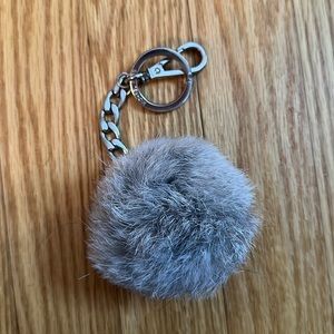 Michael Kora Fur Ball Keychain